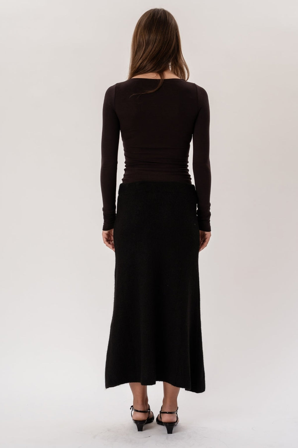 Nova Knit Skirt - Black