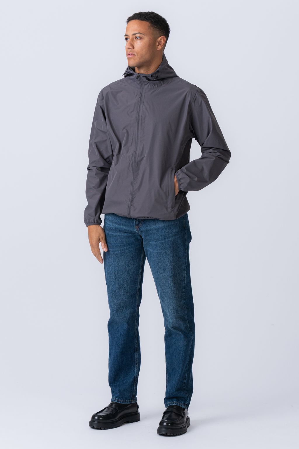 Brise-vent - gris foncé