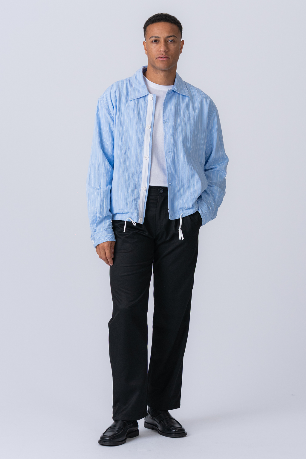 Veste ezra - bleu clair