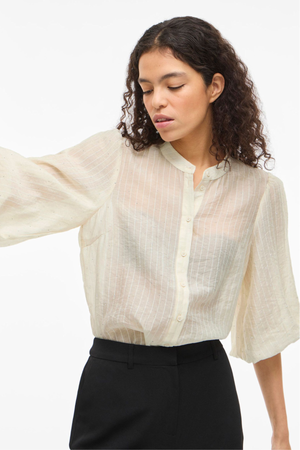 Haut boutonné en strass - Bouleau