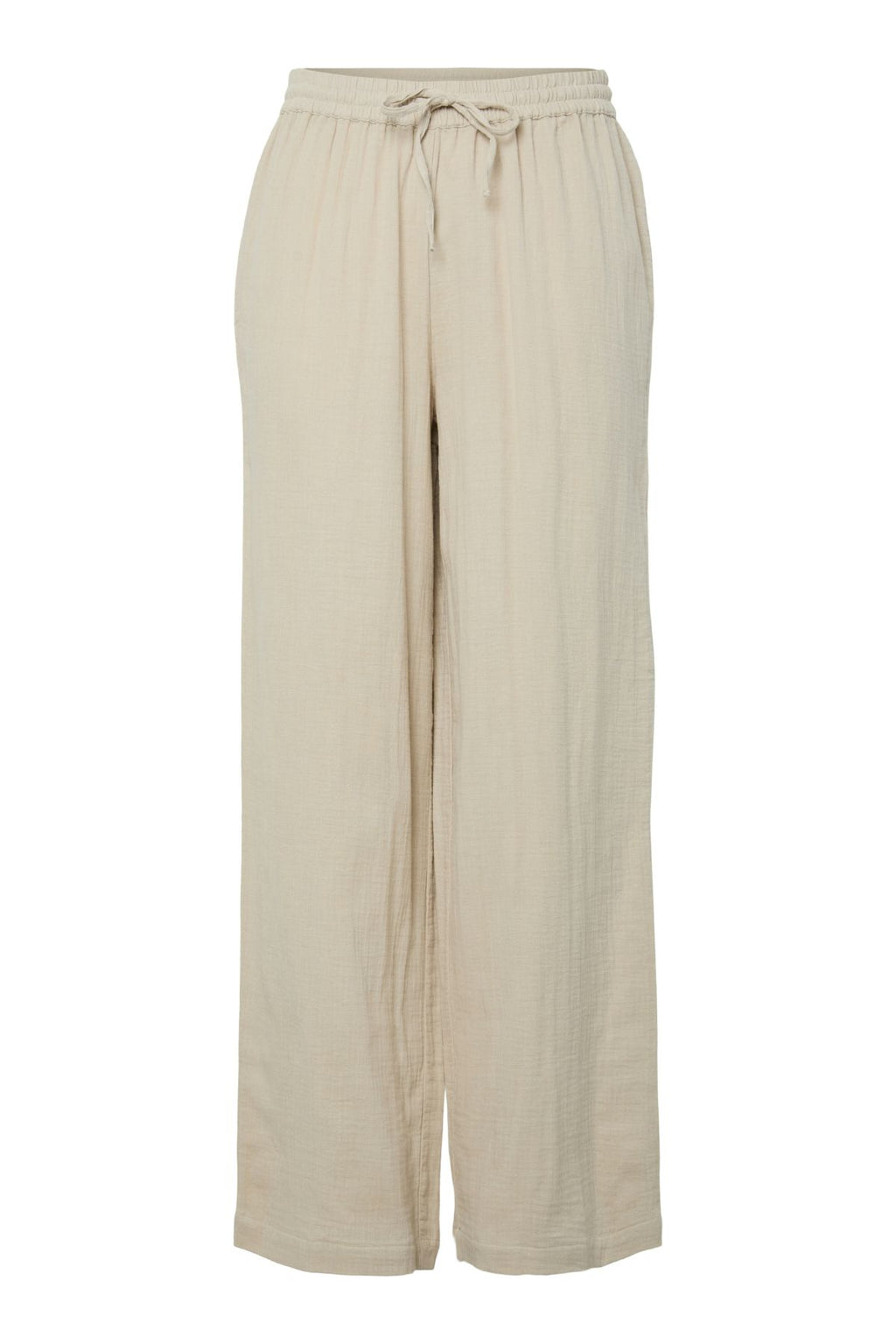 Sastina taille haute large Pants - Doublure argentée