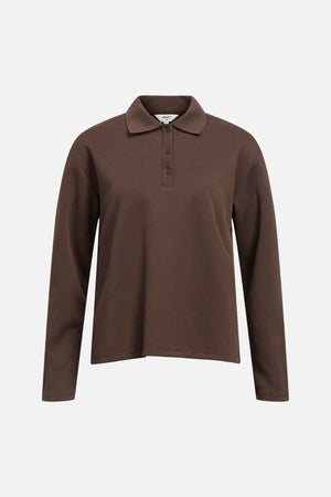 Millie Polo - Seal Brown