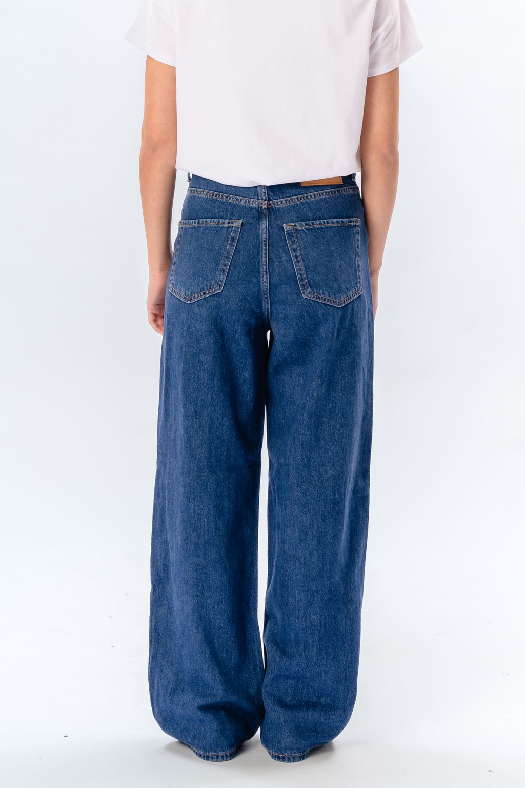 Le jean large de performance original - denim bleu moyen