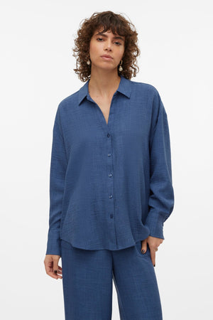 Melaney Queeny Shirt - Navy Blazer