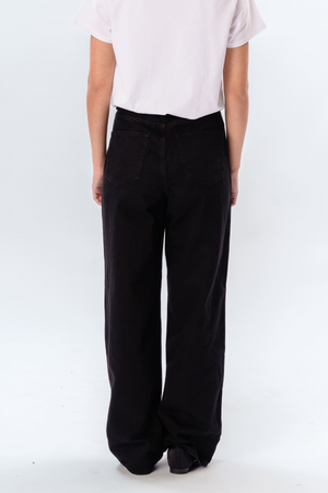 Le jean large de performance original - Black Denim