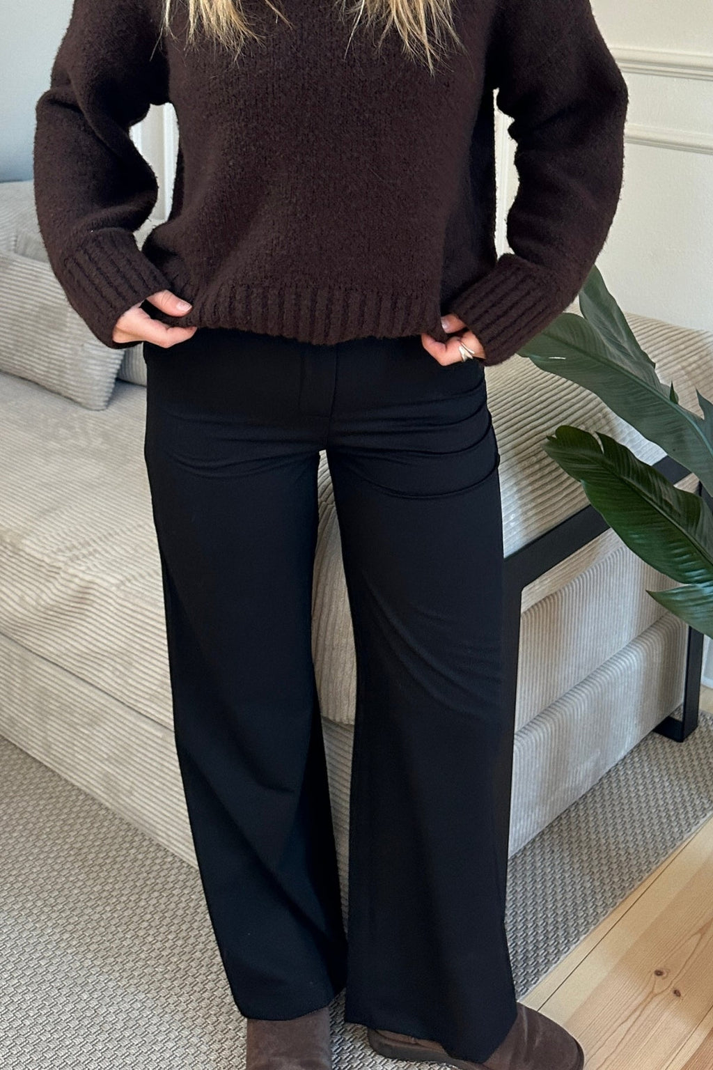 Rosalie Wide Pants - Black