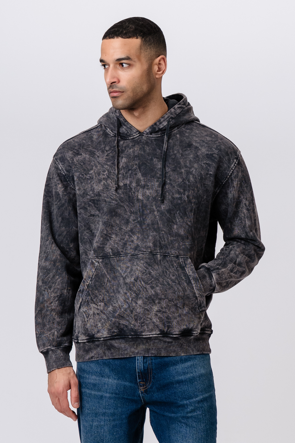 Sweat à capuche Vincent - Noir