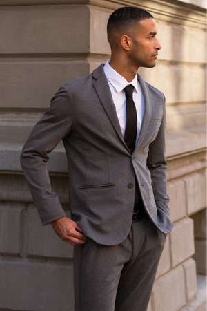 Le blazer de performance original - melange gris foncé
