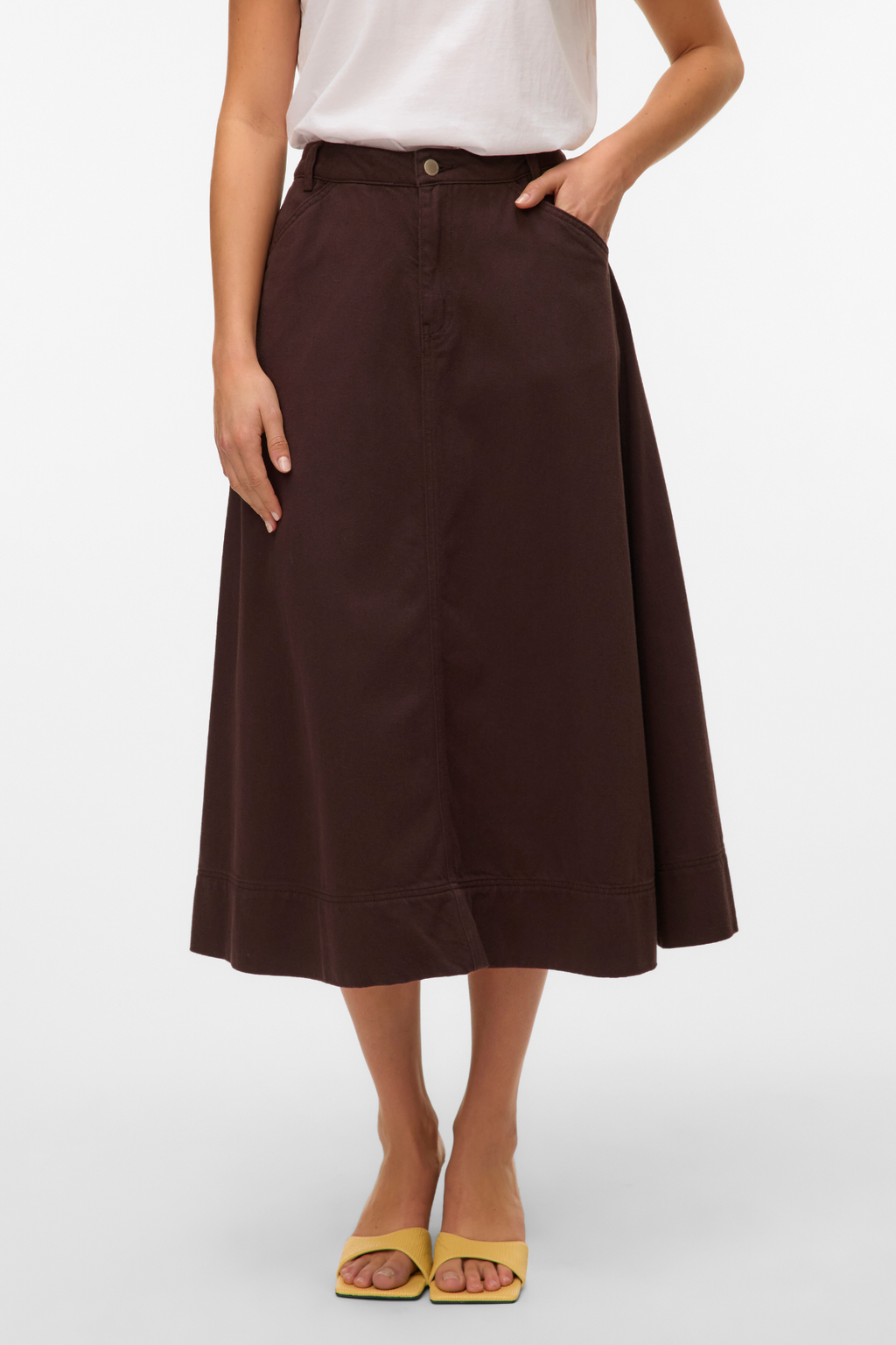 Jupe en jean coloré Filia - Torte au chocolat