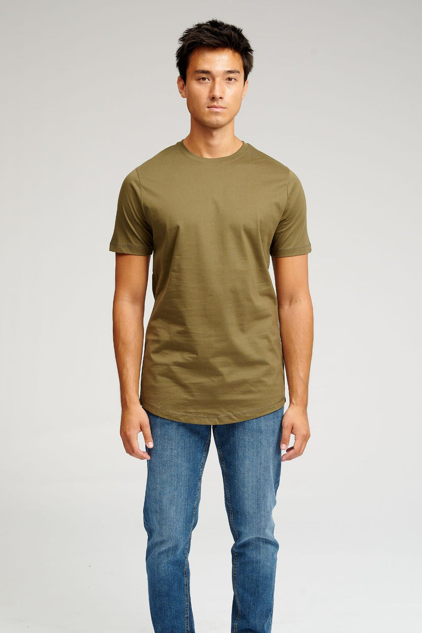 T-shirt long - Green de l'armée