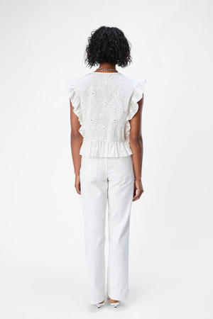 Cilie Top -  Cloud Dancer