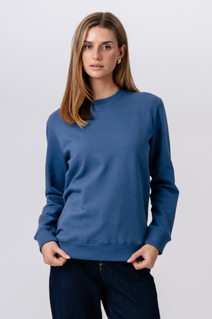 Sweat-shirt Crewneck - Bleu