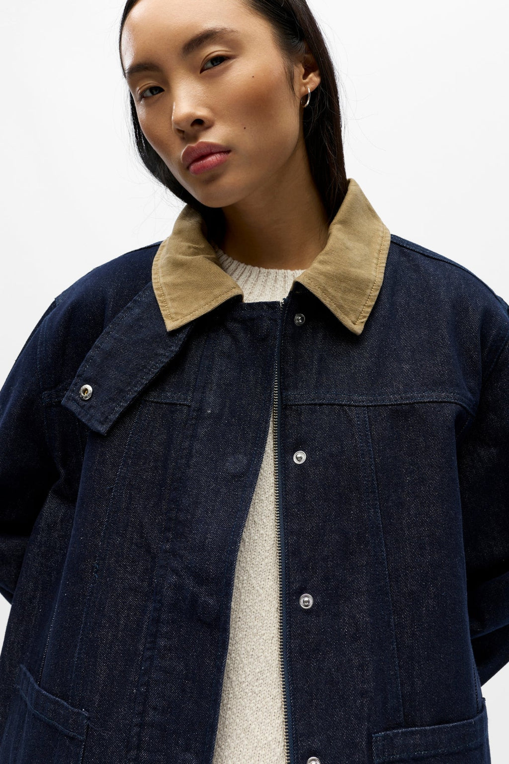 Veste en jean Sirenna - Denim bleu foncé