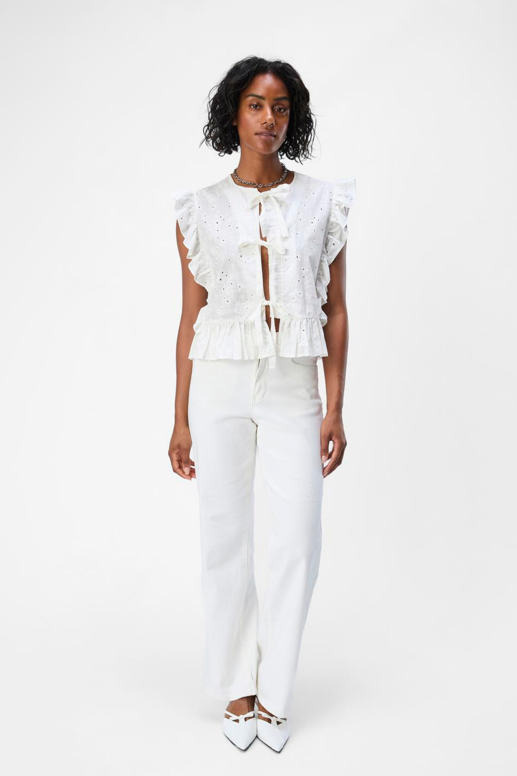 Cilie Top -  Cloud Dancer