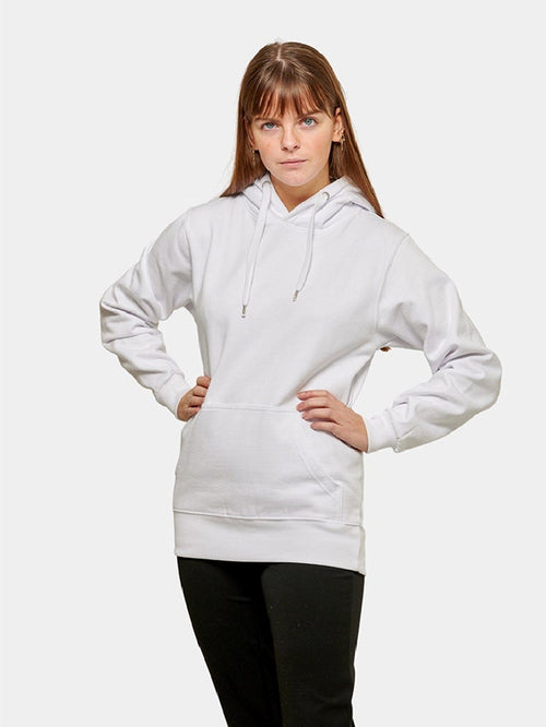 Oversized Hoodie - Hvid - TeeShoppen - Hvid