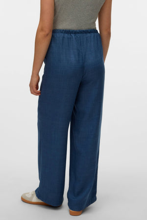 Melaney Loose Pant - Dark Denim Melange