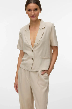 Blazer court Mymilo - Doublure argentée