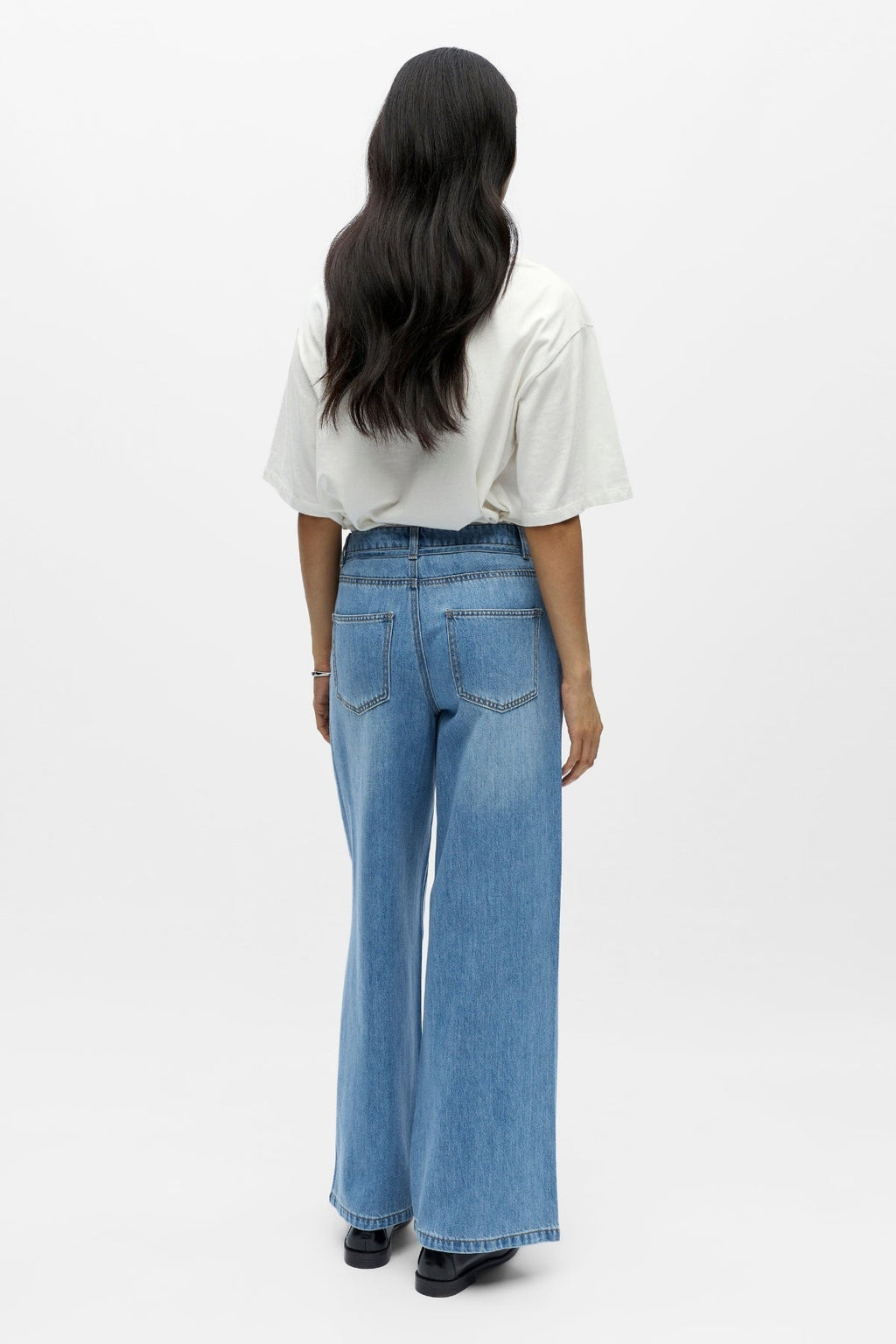 Jean large Rosie - Denim bleu clair