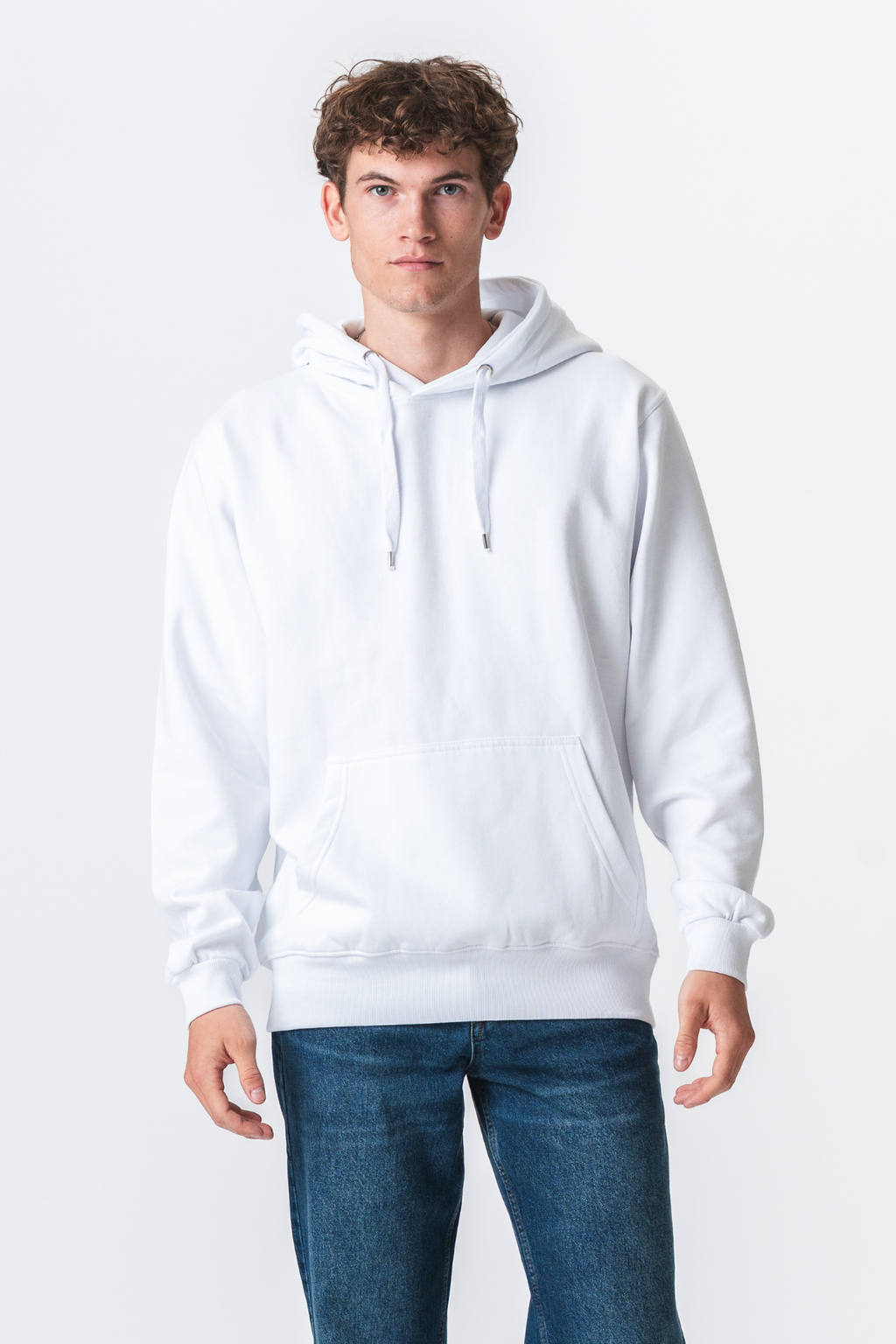 Sweat à capuche de base - blanc