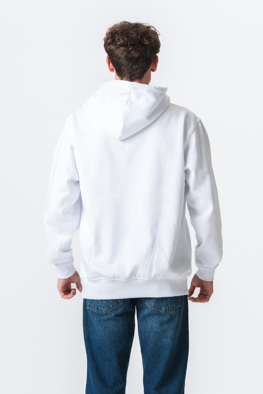 Sweat à capuche de base - blanc