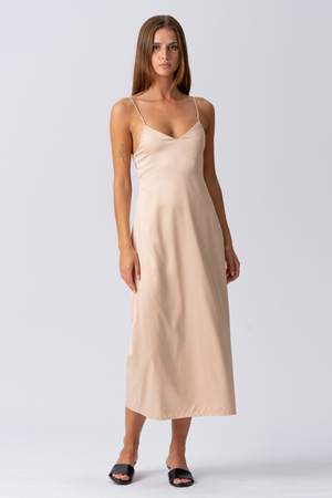 Robe de sangle Elina - beige