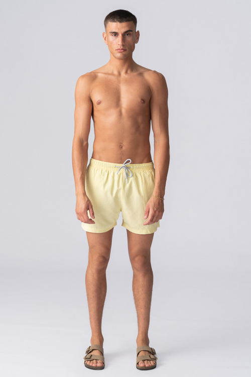 Short de bain - Jaune