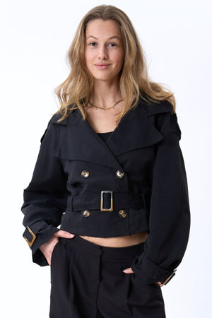 Julieta Short Jacket - Black