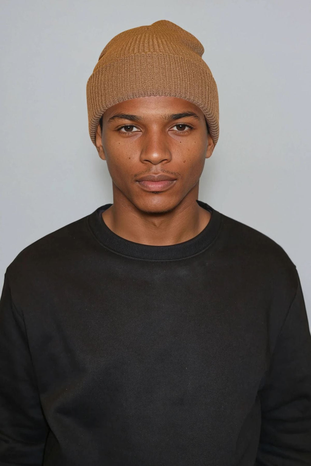 Bonnet tricoté - Café