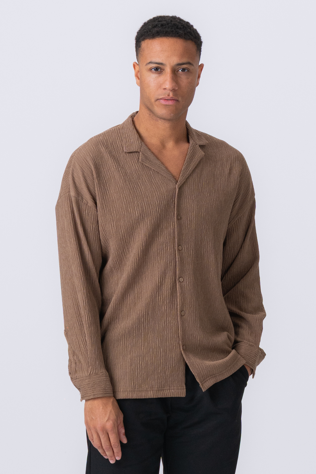 Chemise Aidan - marron