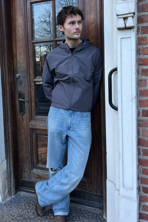 Brise-vent - gris foncé