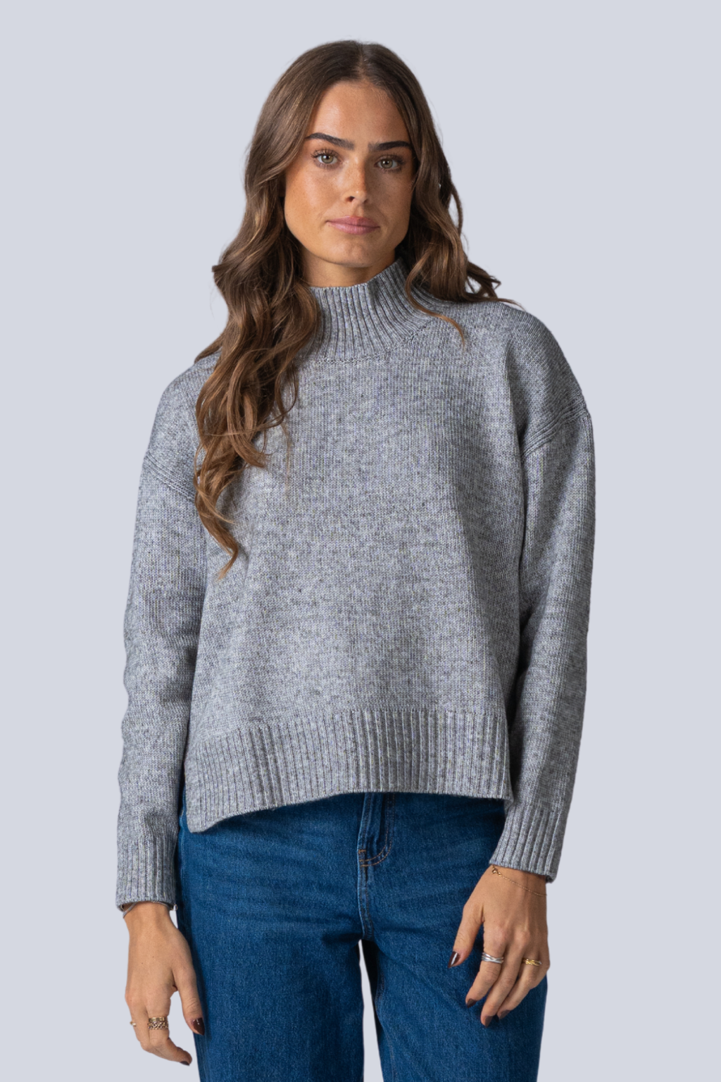 Emma Knit - Gris Clair Mélange