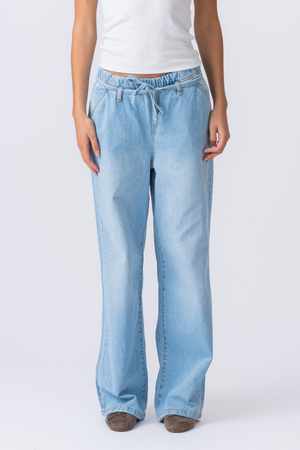 Nicole Baggy Jeans - Bleu clair