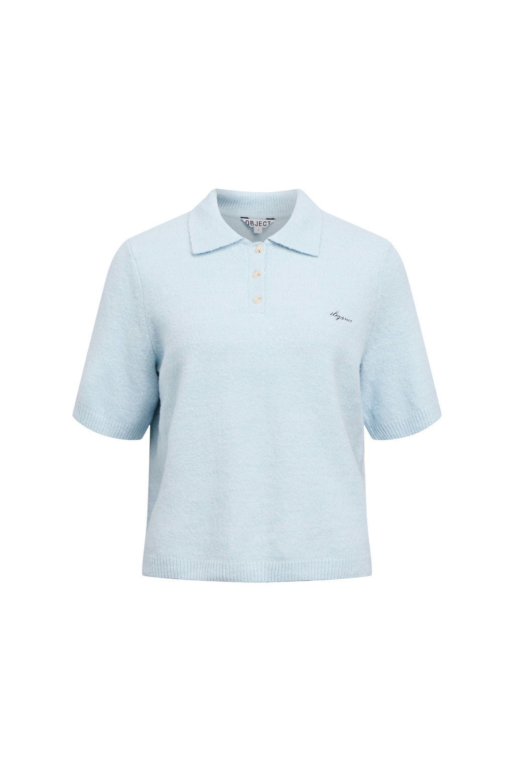 Polo en tricot Debbie - Winter Sky Melange