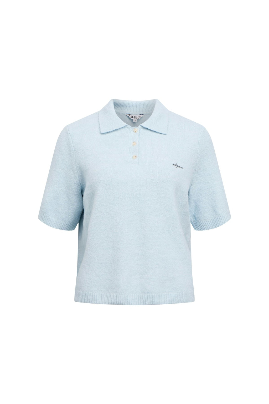 Polo en tricot Debbie - Winter Sky Melange