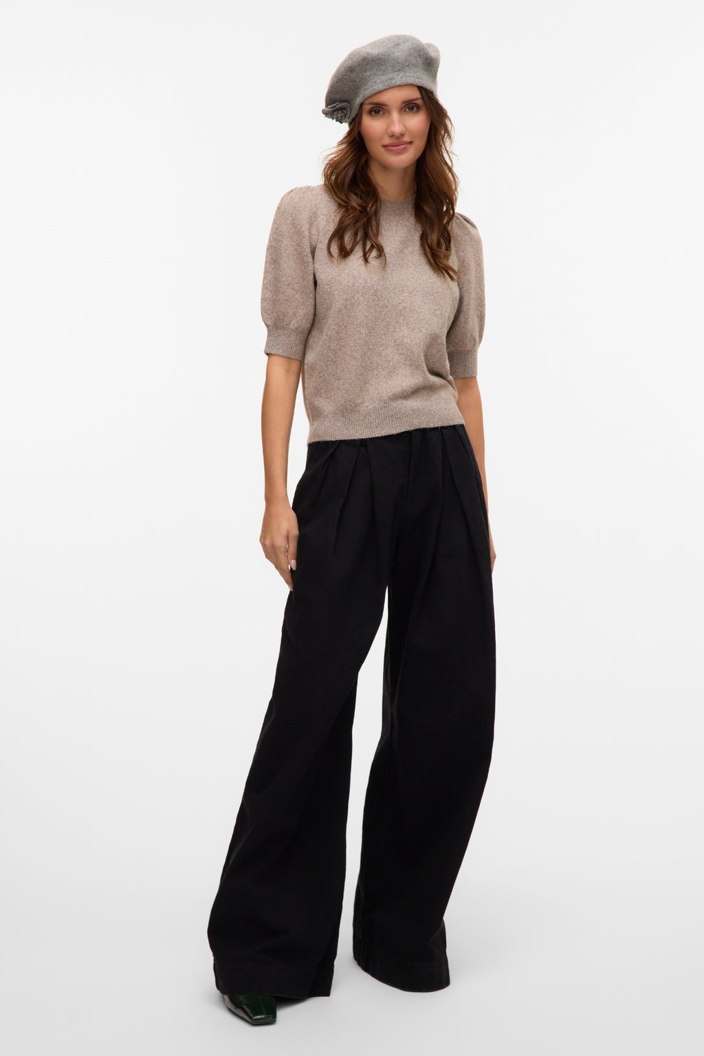 Pull à col rond Doffy - Moon Rock Melange