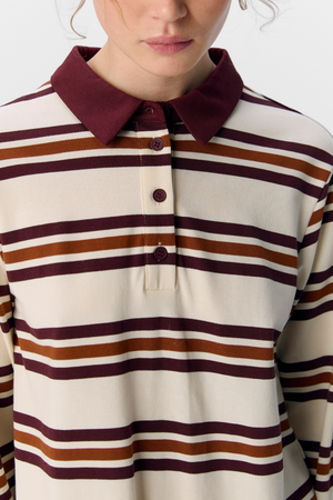 Nana L/S Polo Top - Java