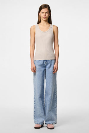 May Tank Top - Gris argenté