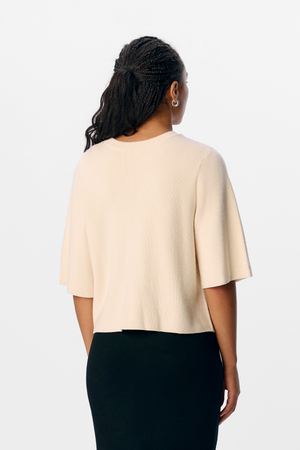 Julla Parvi 2/4 Knit Cardigan - Sandshell