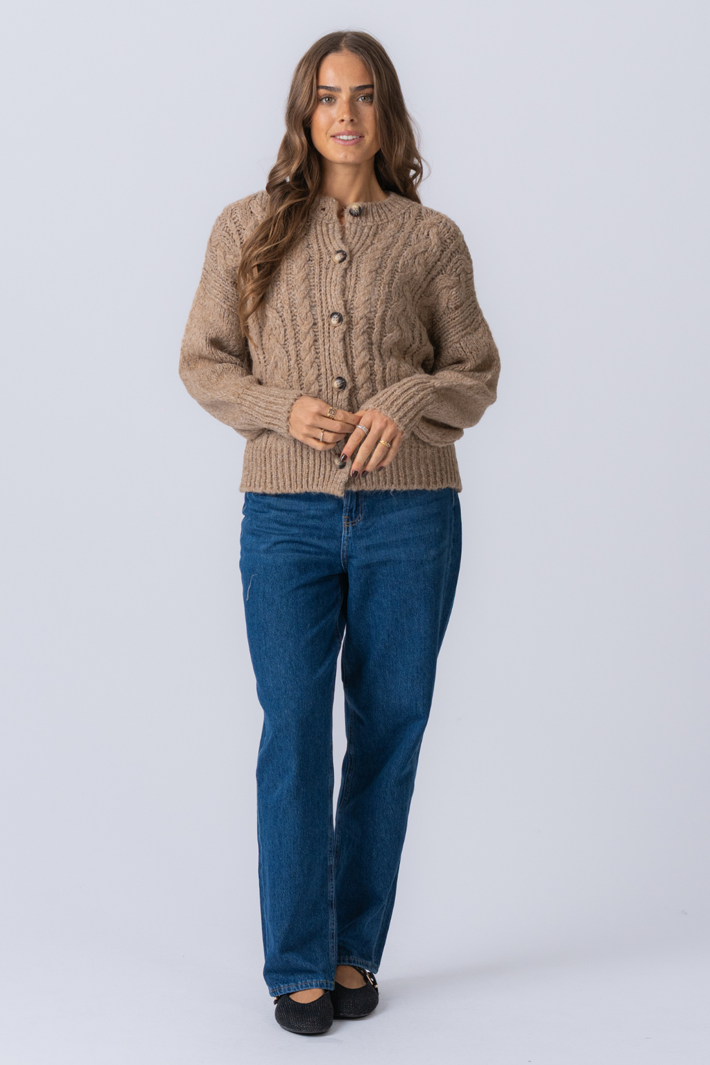 Tricot de coton - Beige