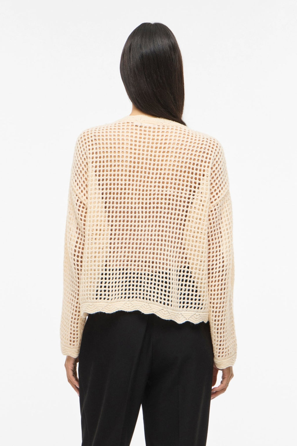 Cardigan Enny Fleur En Tricot - Bouleau