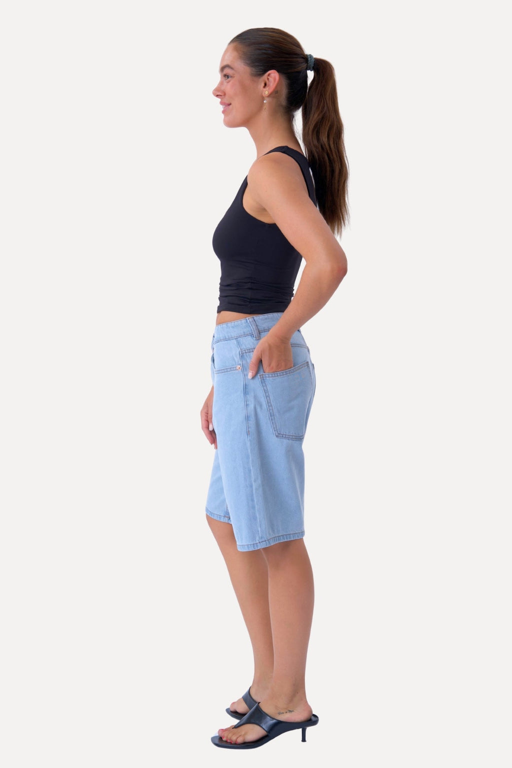 Jean Shorts - Bleu clair