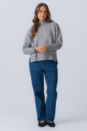 Emma Knit - Gris Clair Mélange