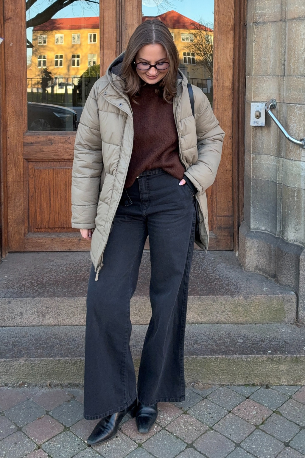 Longue veste bouffante - Sable