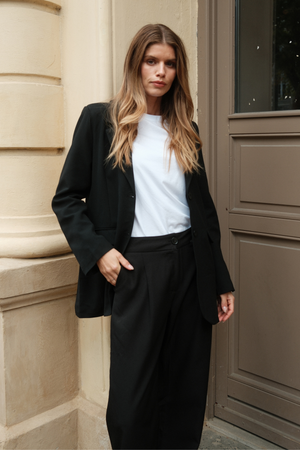 Blazer surdimensionné - noir