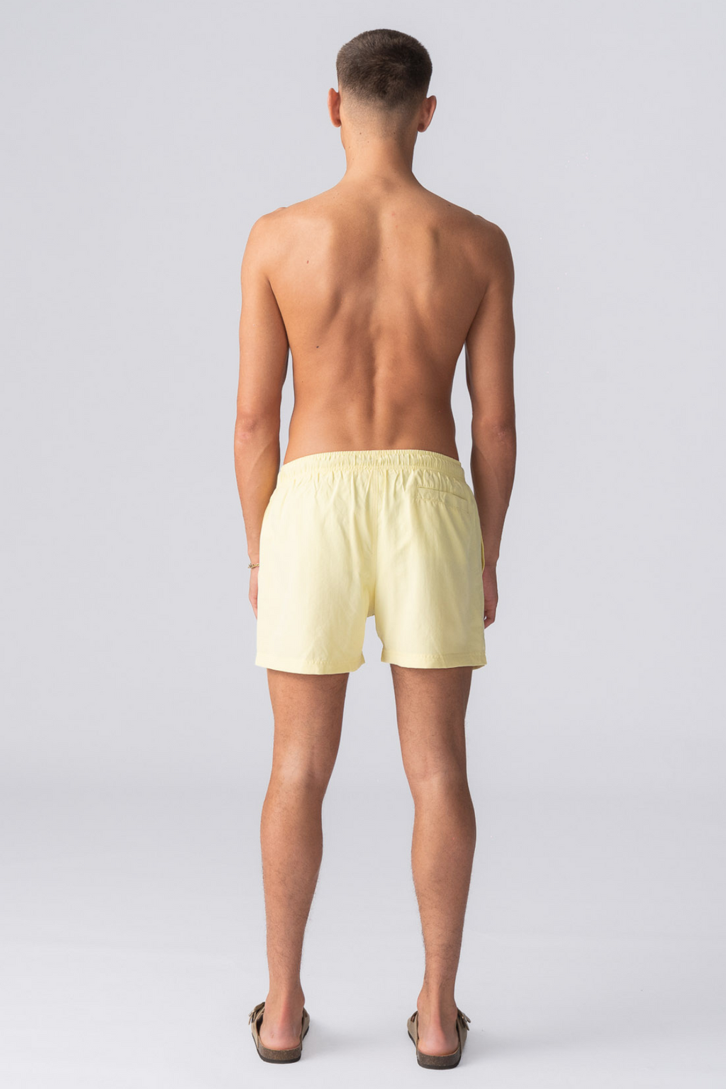 Short de bain - Jaune