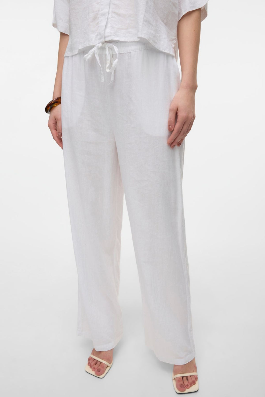 Linn HW Pants - Snow White