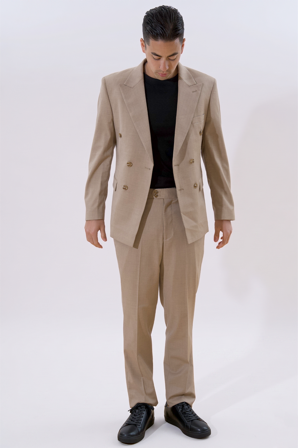 Blazer Classique - Beige Mélange