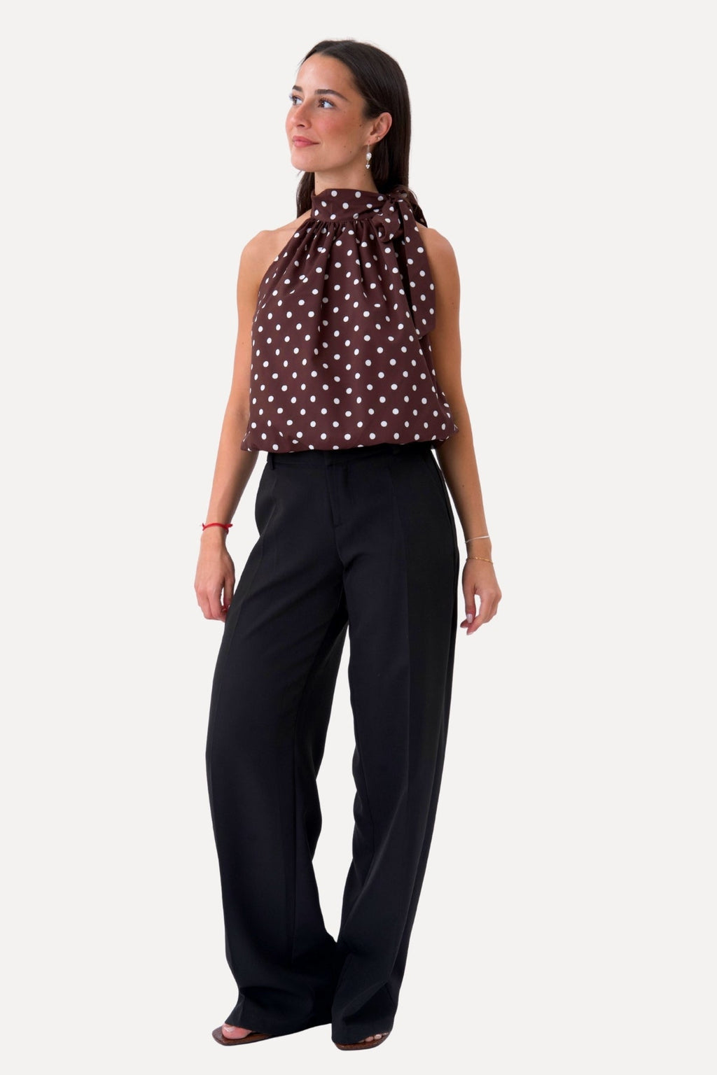 Haut Wilma - Marron/Pois Blanc