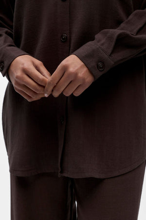 Sanne Shirt - Seal Brown