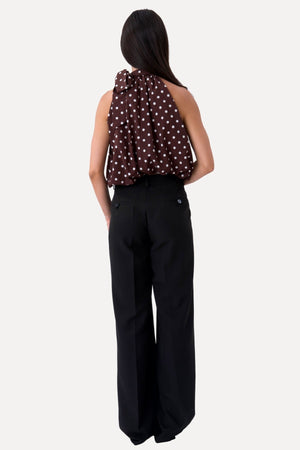 Haut Wilma - Marron/Pois Blanc